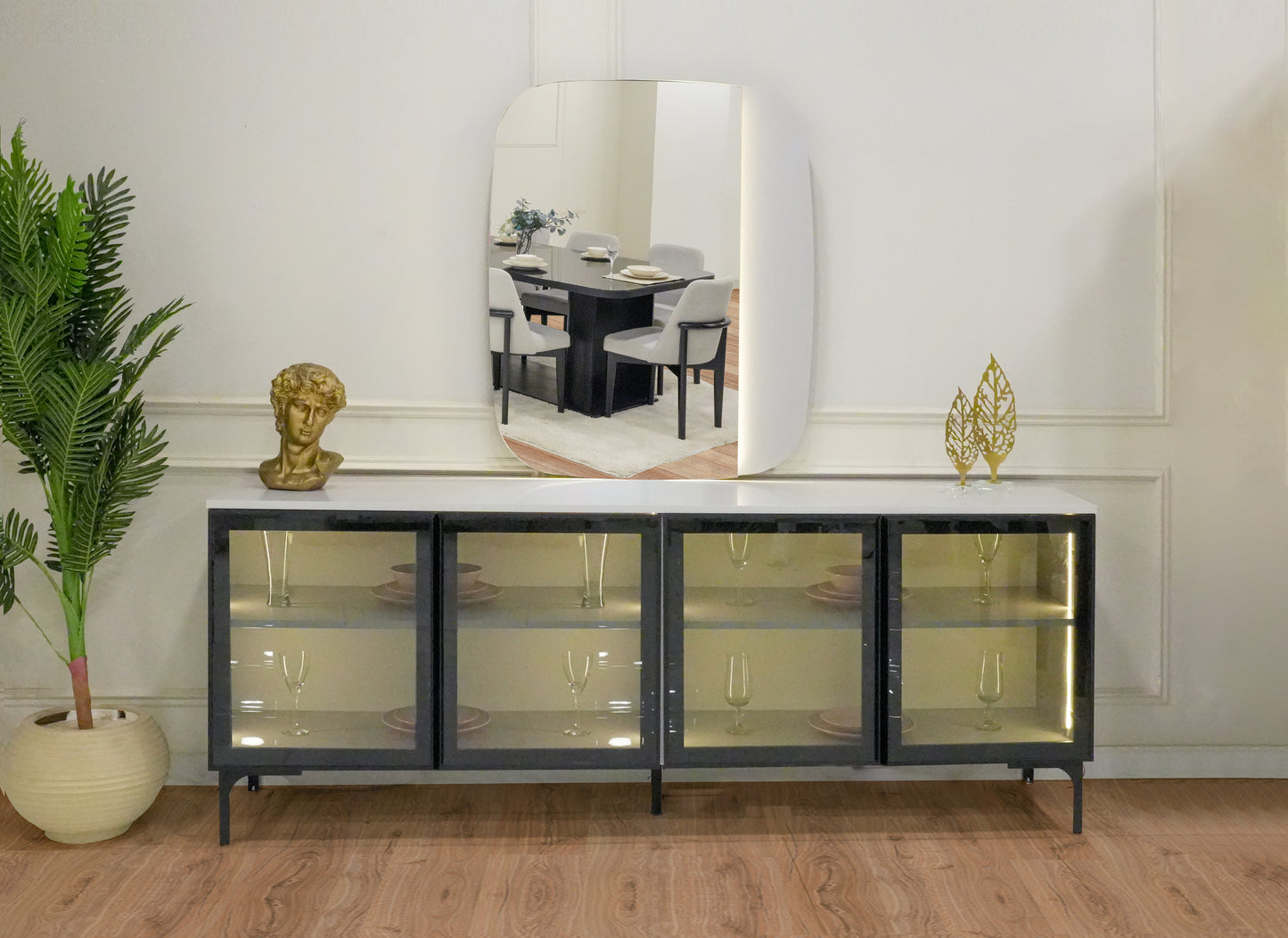 غرفة سفرة مدريد 6 كراسي