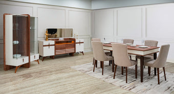 compare product سفره ميرا كاملة 6 كراسي